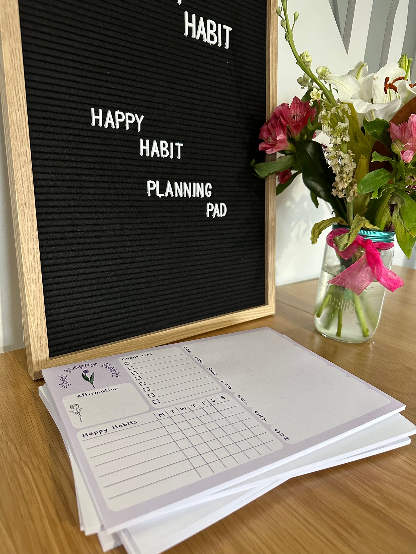 Happy Habit Planning Pad